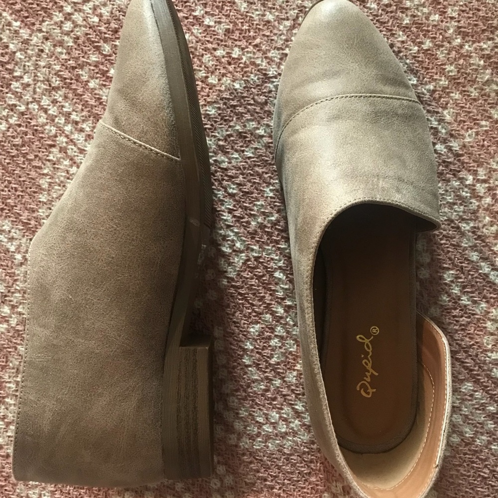 Slide on cut out booties